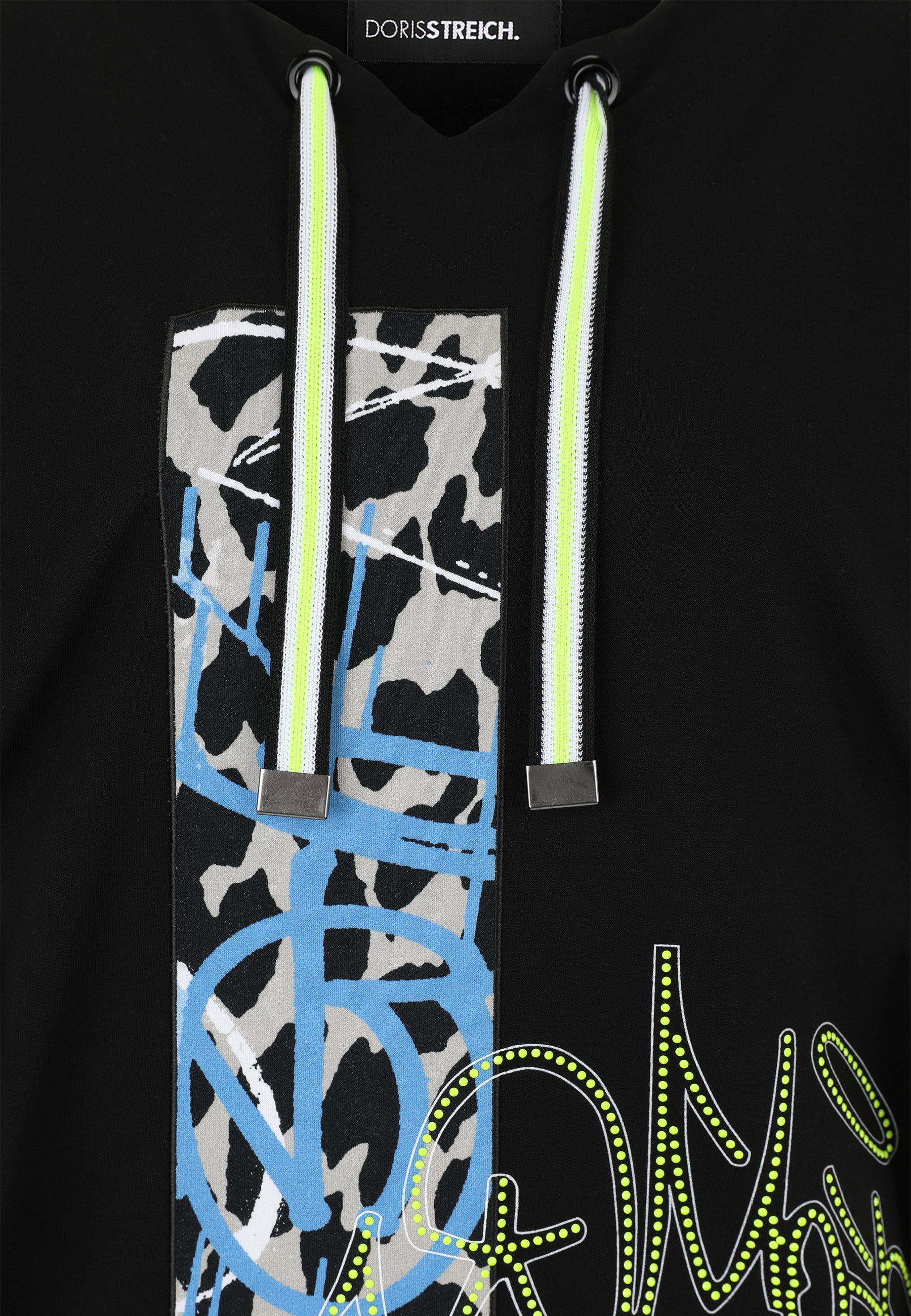 T-Shirt aus Baumwollmix - 99-Schwarz - Schwarz