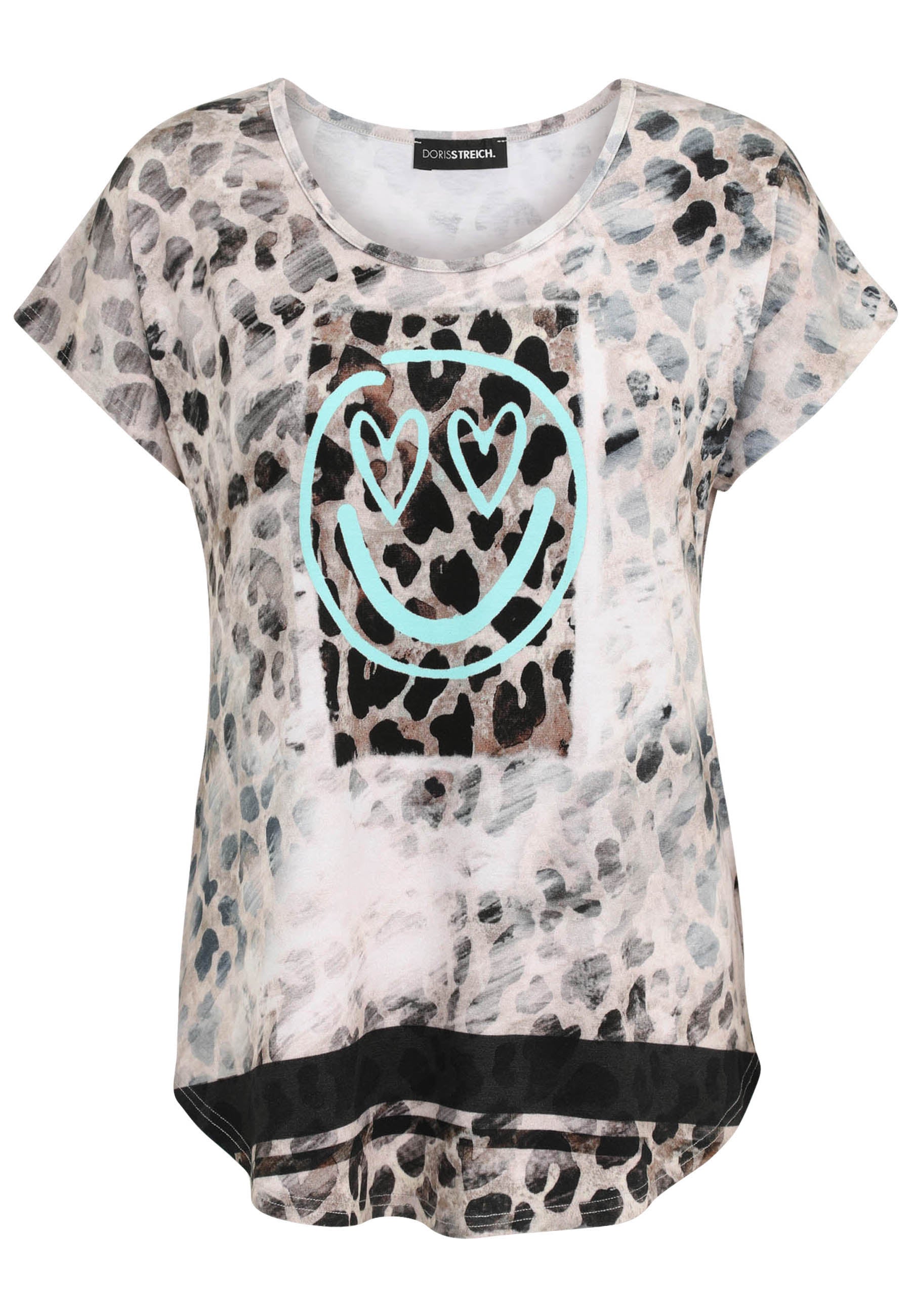 T-Shirt aus Viskose - 82-Bast - Braun