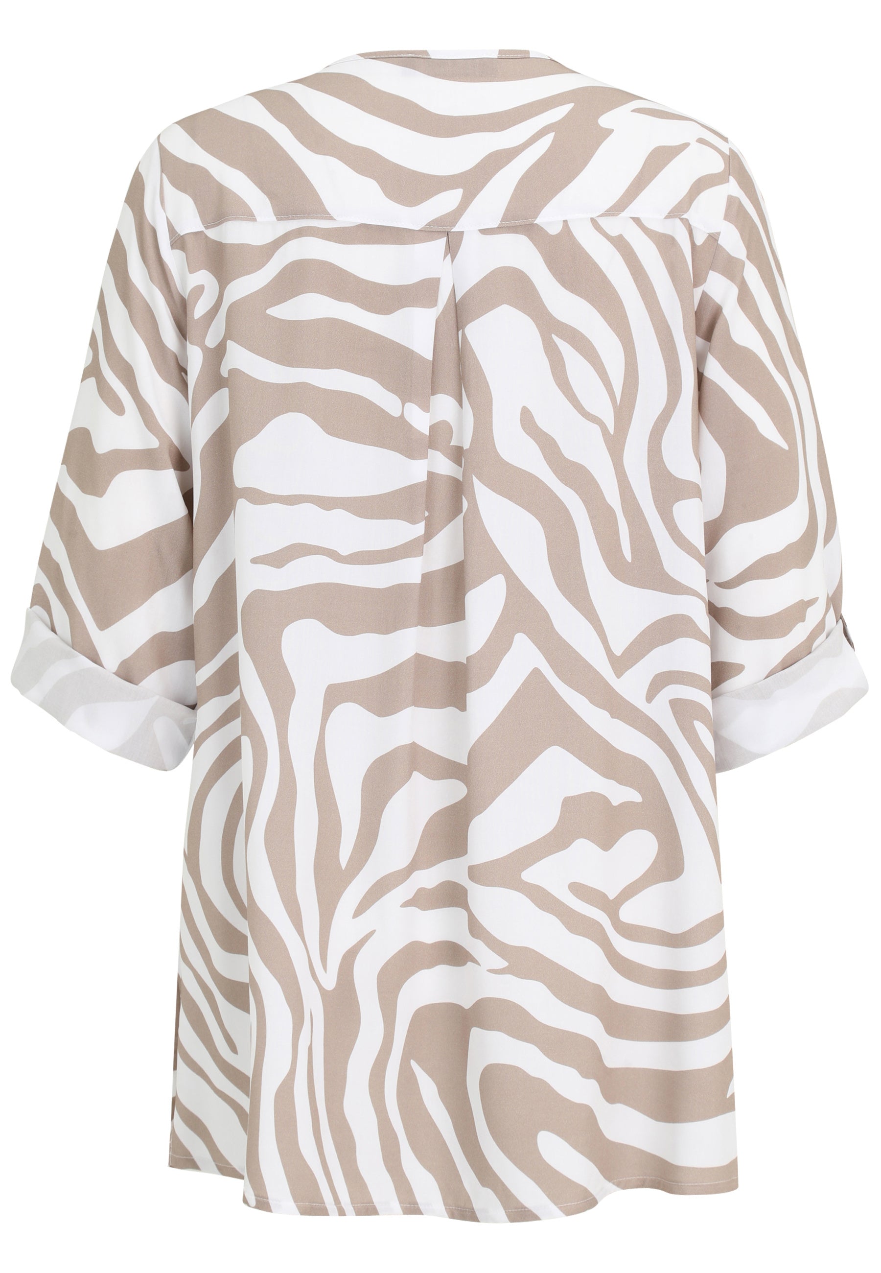 Schlupfbluse aus Viskose - 82-Bast - Beige