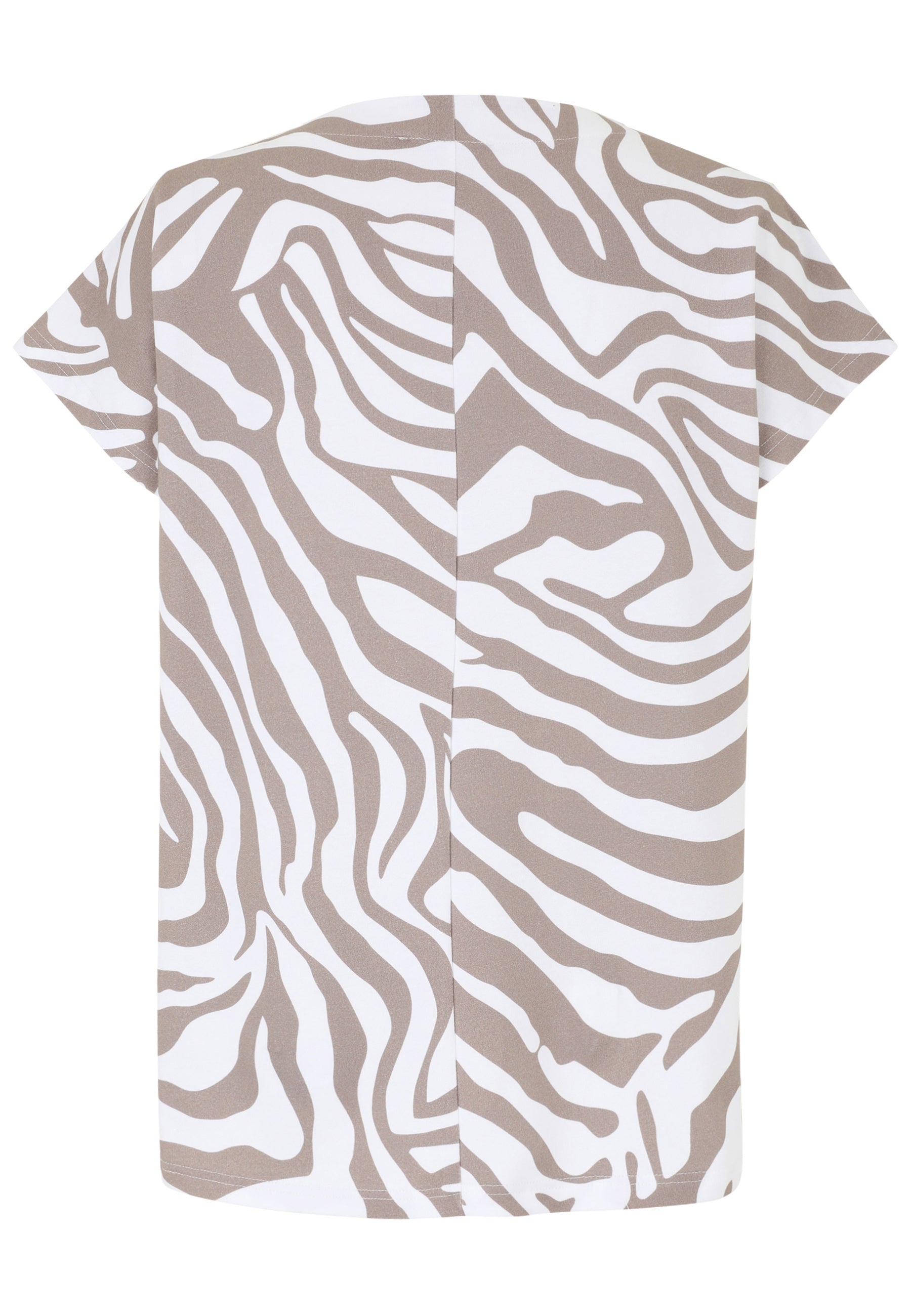 T-Shirt aus Baumwollmix - 82-Bast - Beige