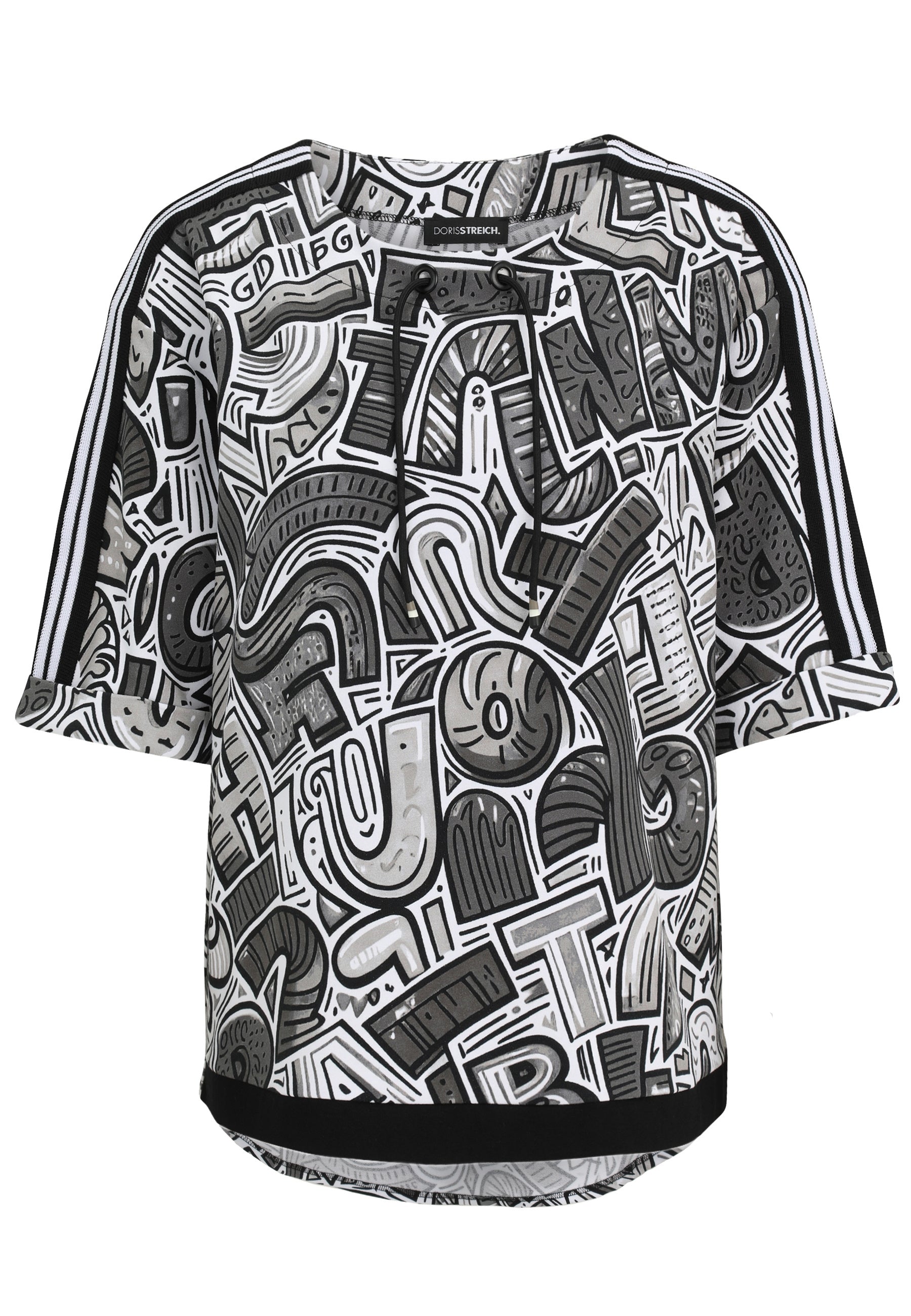 T-Shirt aus Baumwollmix - 93-Grau - Grau