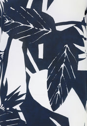 Schlupfbluse aus Viskose - 50-Marine - Blau