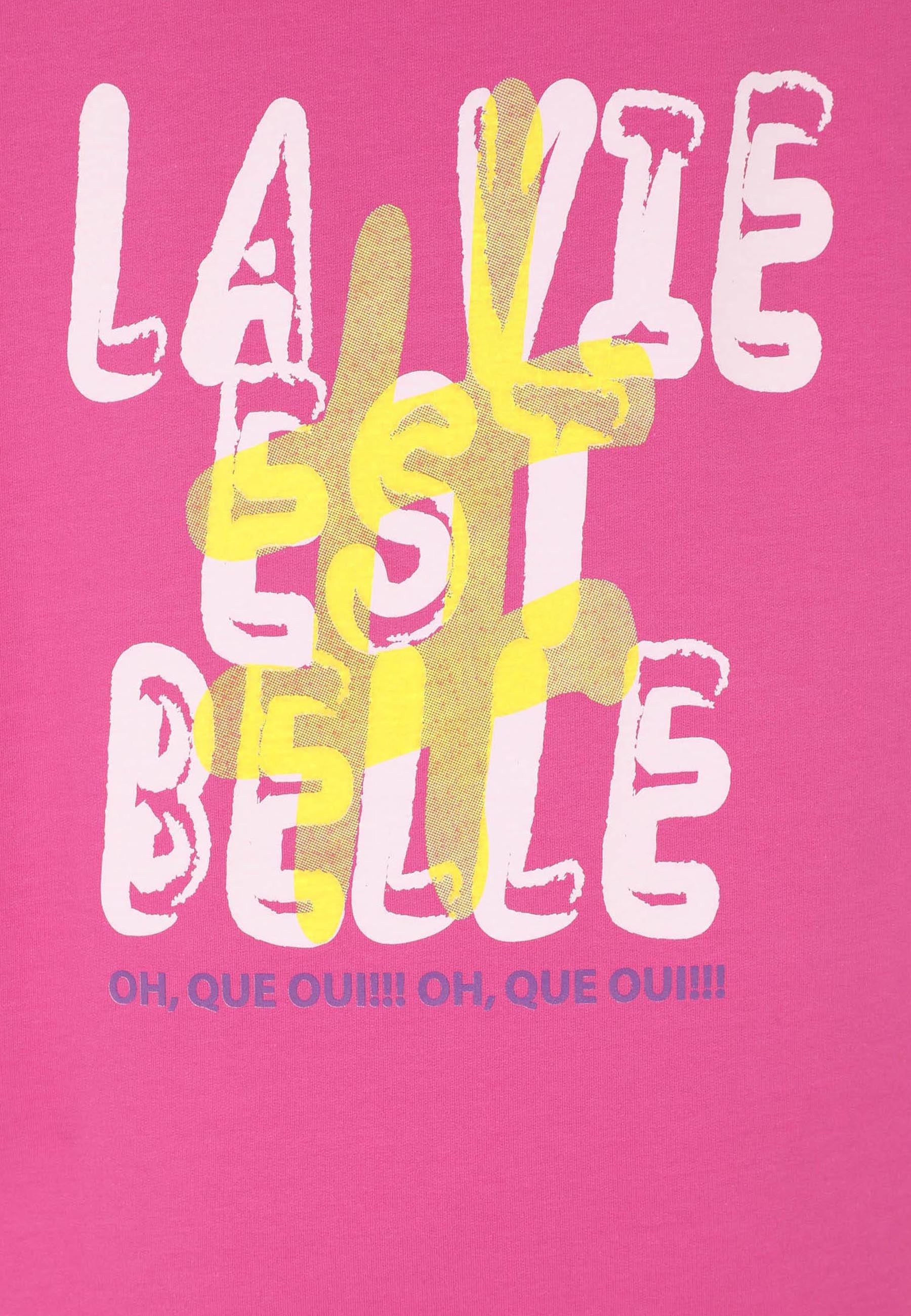 T-Shirt aus Baumwollmix - 44-Himbeere - Pink