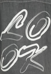 Leinenshirt mit aufliegendem Kragen - 93-Grau - Grau