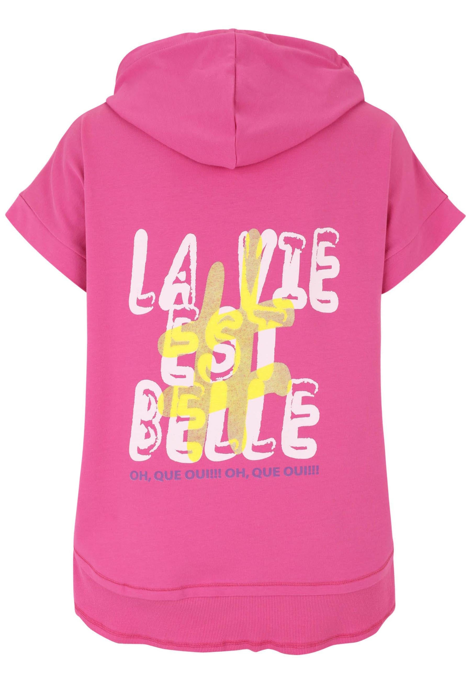 T-Shirt aus Baumwollmix - 44-Himbeere - Pink