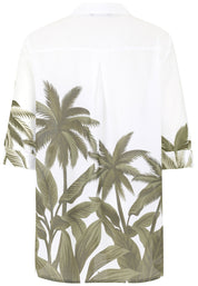 Hemdbluse aus Visksoe - 78-Khaki - Grün