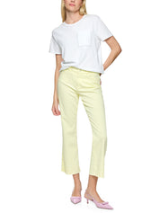 T-Shirt aus Baumwollstretch - 100 - Weiß