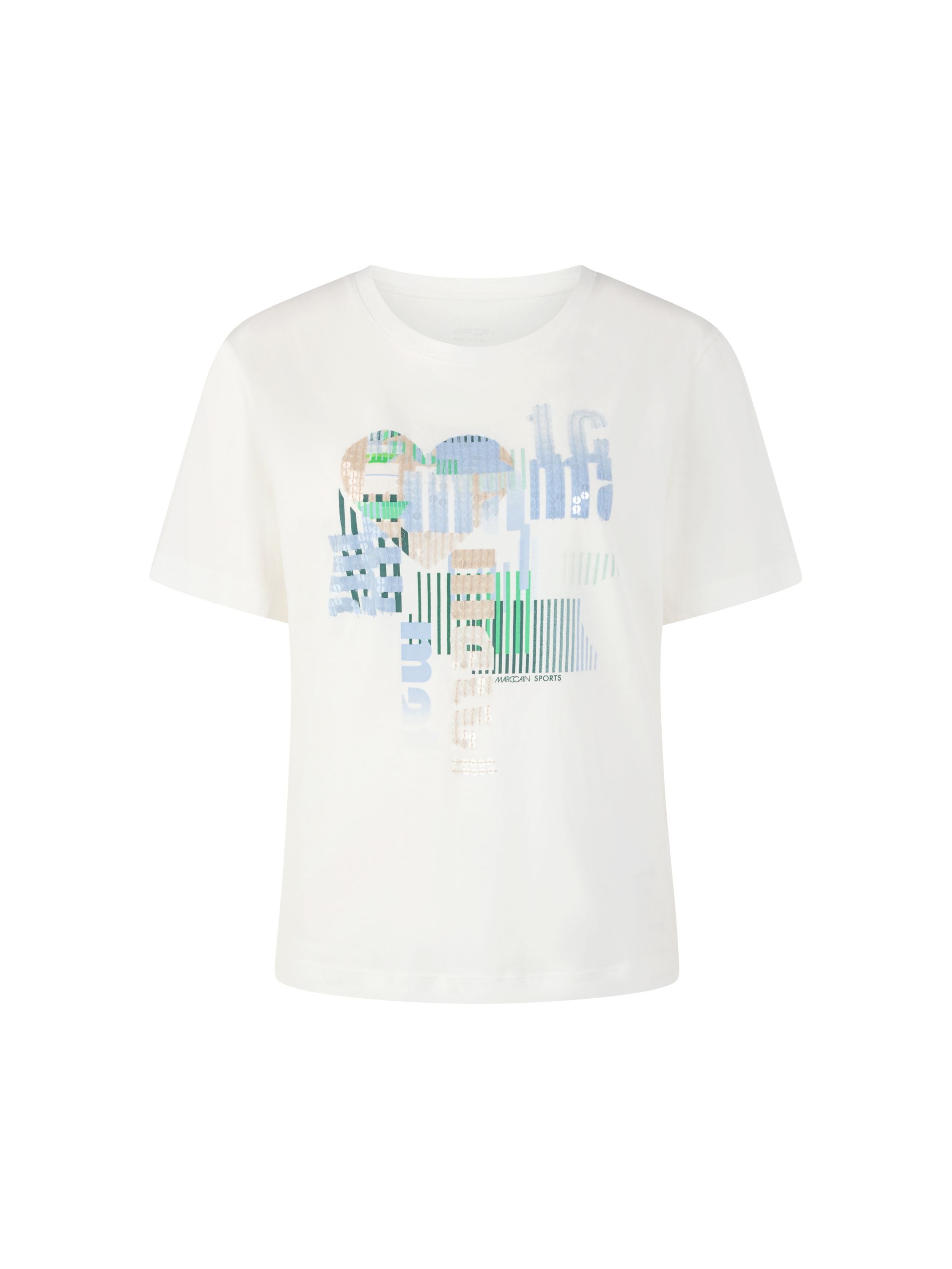 T-Shirt aus Baumwolle - 110 - Weiß