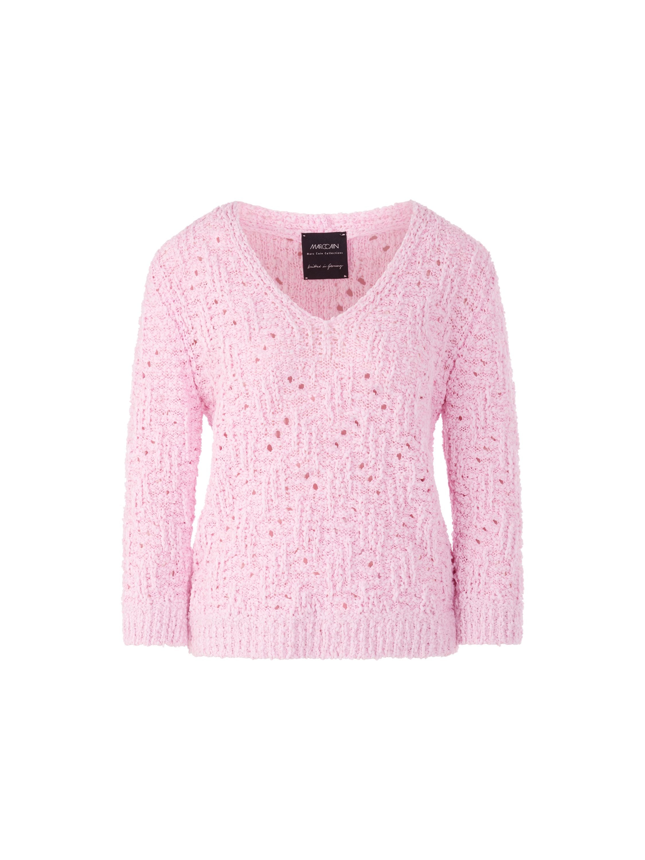 Strickpullover Relaxed Fit - 255 - Rosa