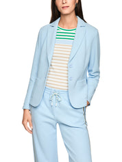 Blazer mit Strukturmuster - 316 - Blau