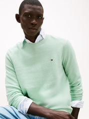 Strickpullover aus Baumwolle - MRE-GREEN - Grün