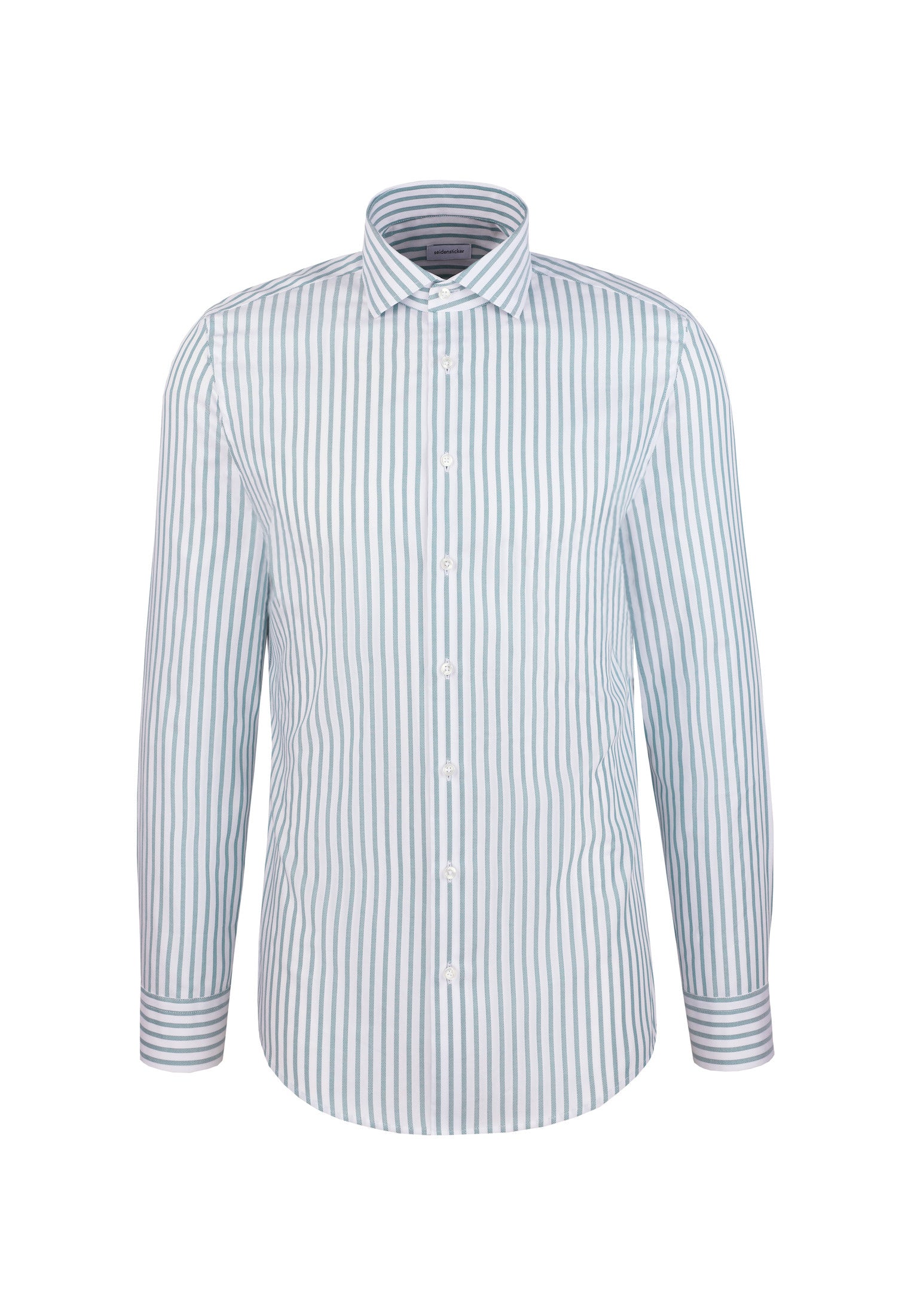 Hemd SPREAD KENT 98 Slim Fit - 54 - Grün | Weiß