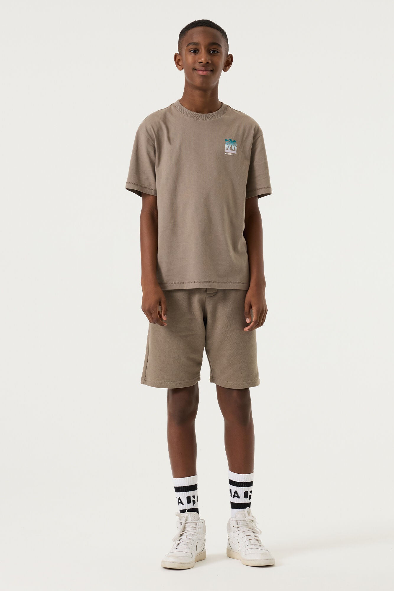 T-Shirt aus Baumwolle - 5068-taupe grey - Braun