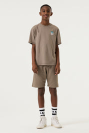 T-Shirt aus Baumwolle - 5068-taupe grey - Braun