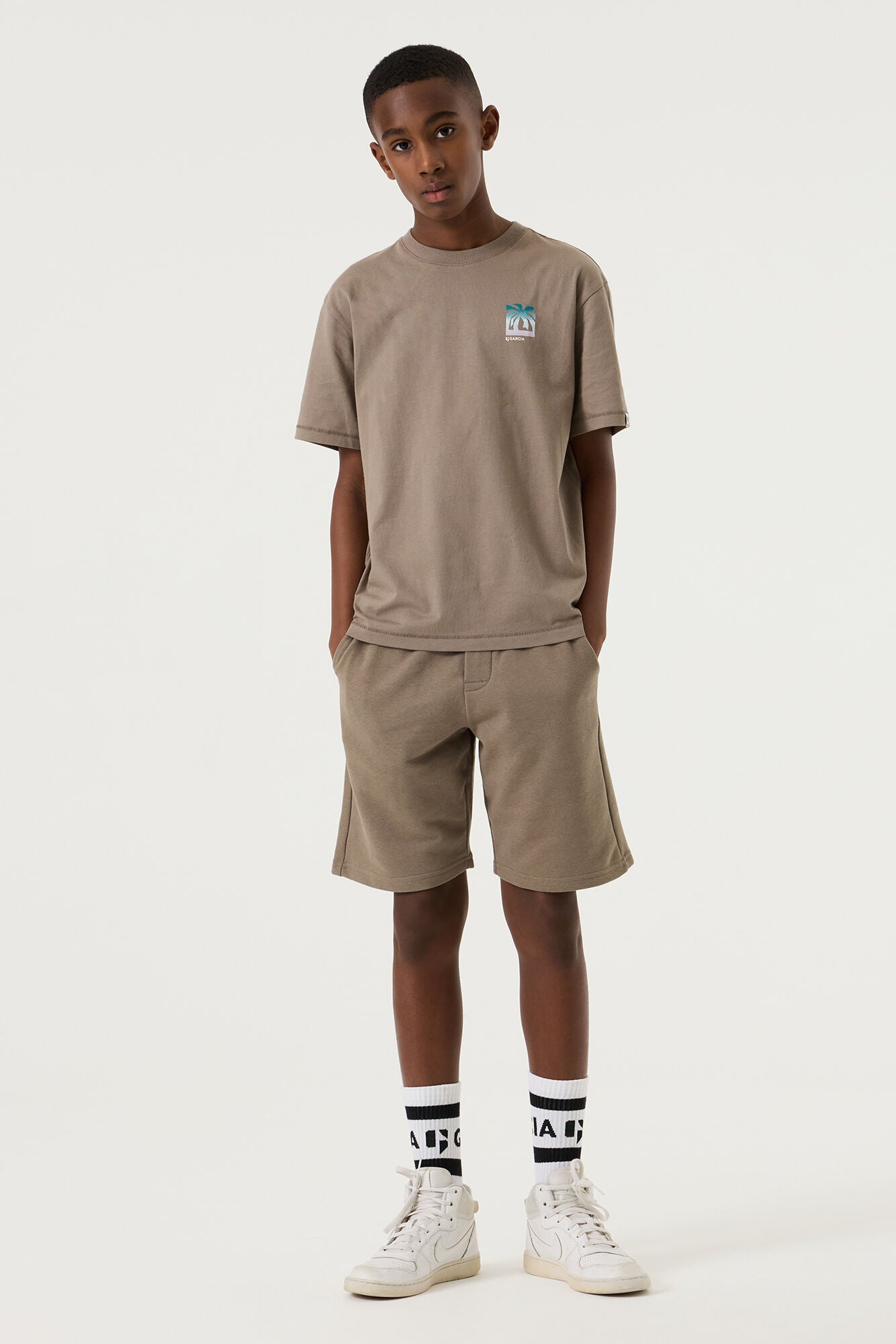 Bermudashorts Regular Fit - 5068-taupe grey - Braun