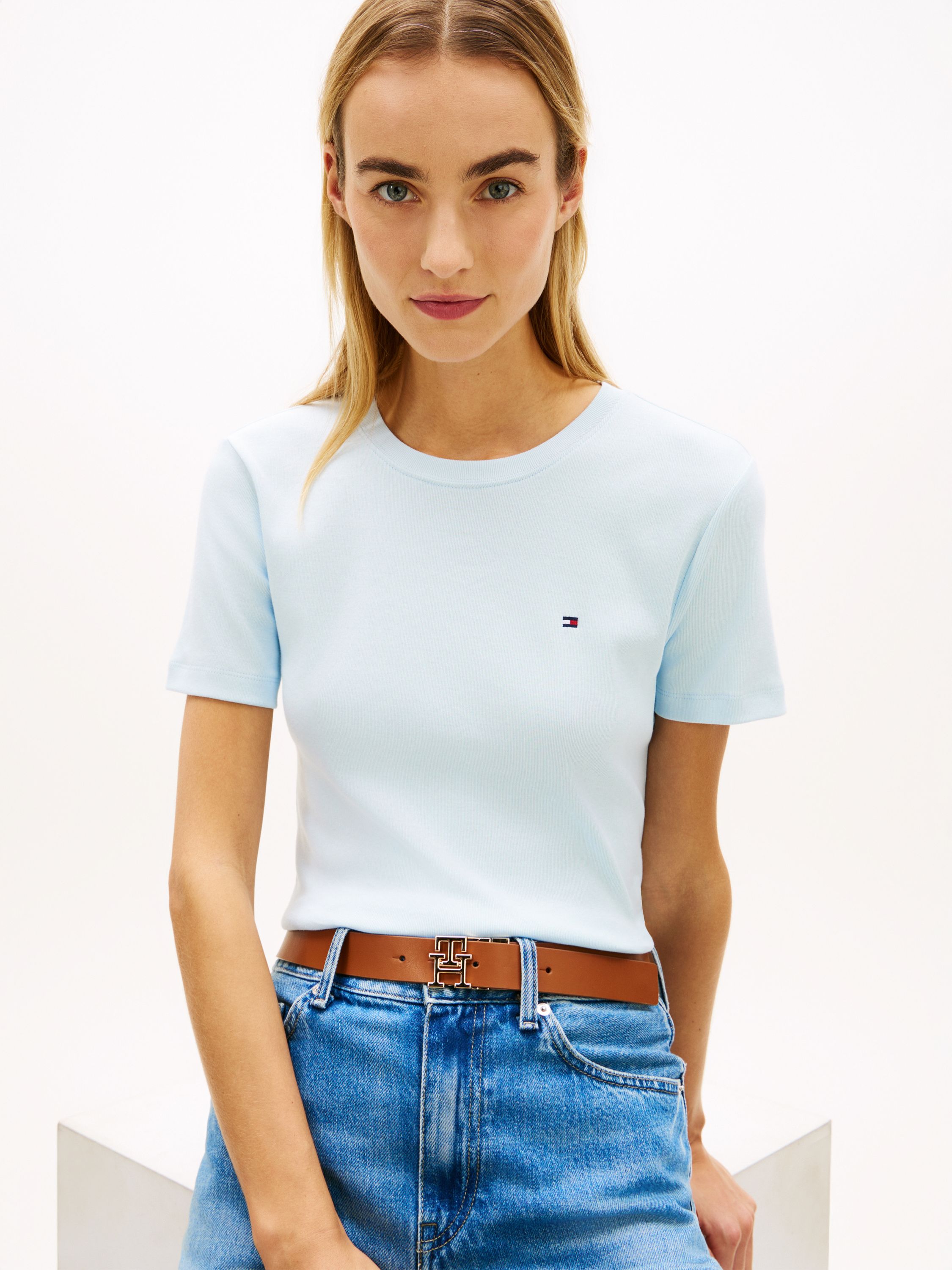 T-Shirt CODY Slim Fit - CYR-BLUE - Blau