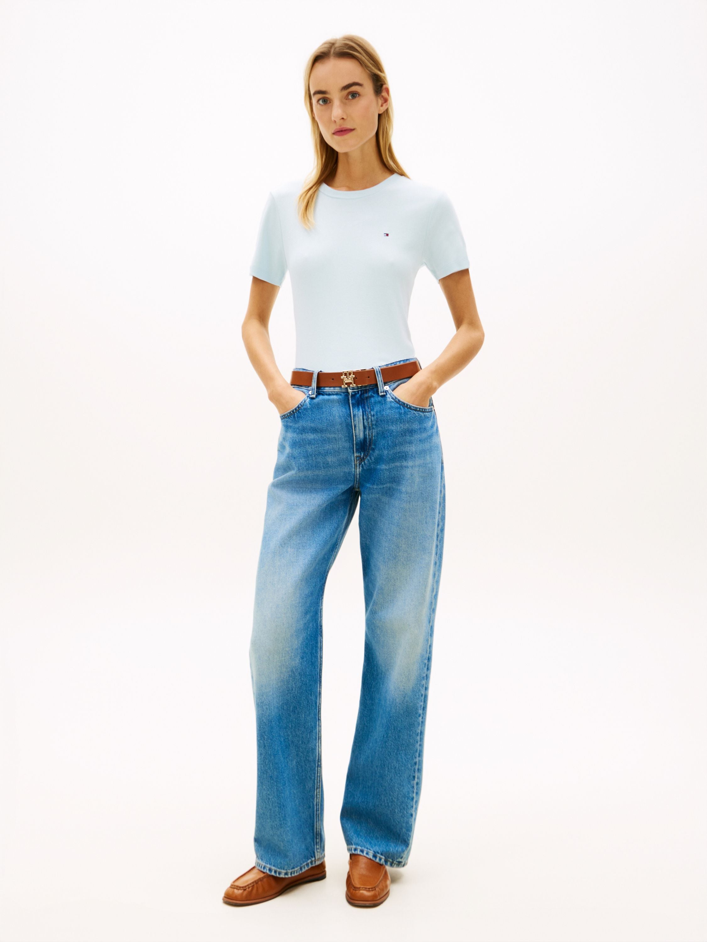 T-Shirt CODY Slim Fit - CYR-BLUE - Blau