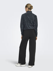 Schlupfhose ONPMINA Wide Leg - Black - Schwarz