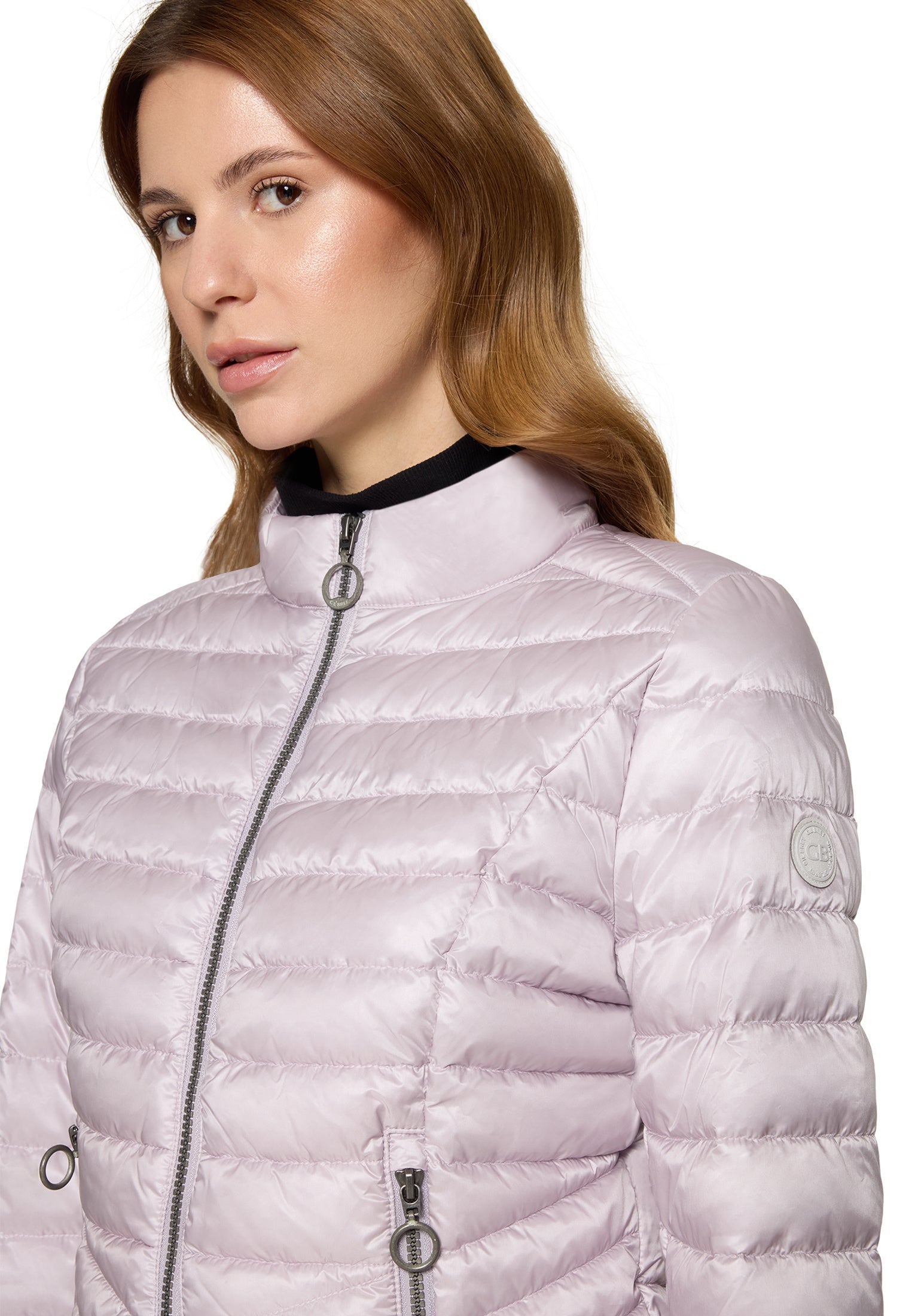 Steppjacke mit Stehkragen - 6300-Orchid Hush - Rosa