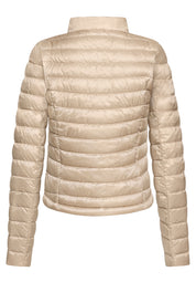 Steppjacke mit Stehkragen - 7322-Smoky Taupe - Beige