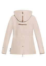 Übergangsjacke mit Kapuze - 7316-Powder Pearl - Beige