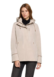 Übergangsjacke mit Kapuze - 7316-Powder Pearl - Beige
