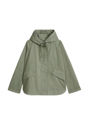 Übergangsjacke aus Baumwolle - 3353-Fresh Sage - Grün