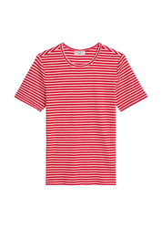 T-Shirt Slim Fit - 7224-Medium Red_Multi_1 - Rot