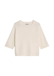 Strickpullover aus Baumwolle - 1183-Silky White - Weiß