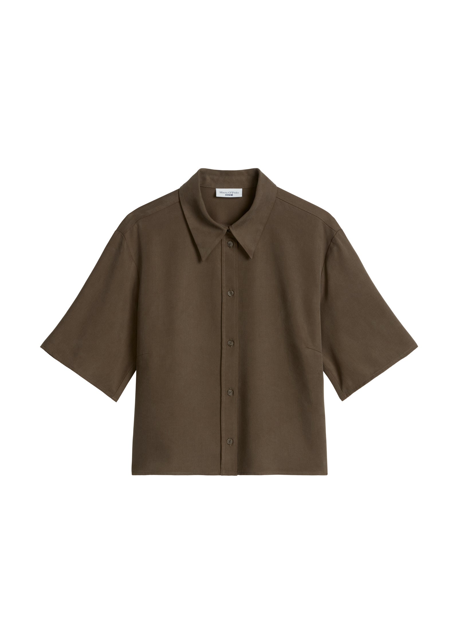 Bluse aus Lyocell - 1386-Hazelnut Brown - Braun