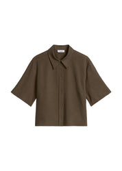 Bluse aus Lyocell - 1386-Hazelnut Brown - Braun