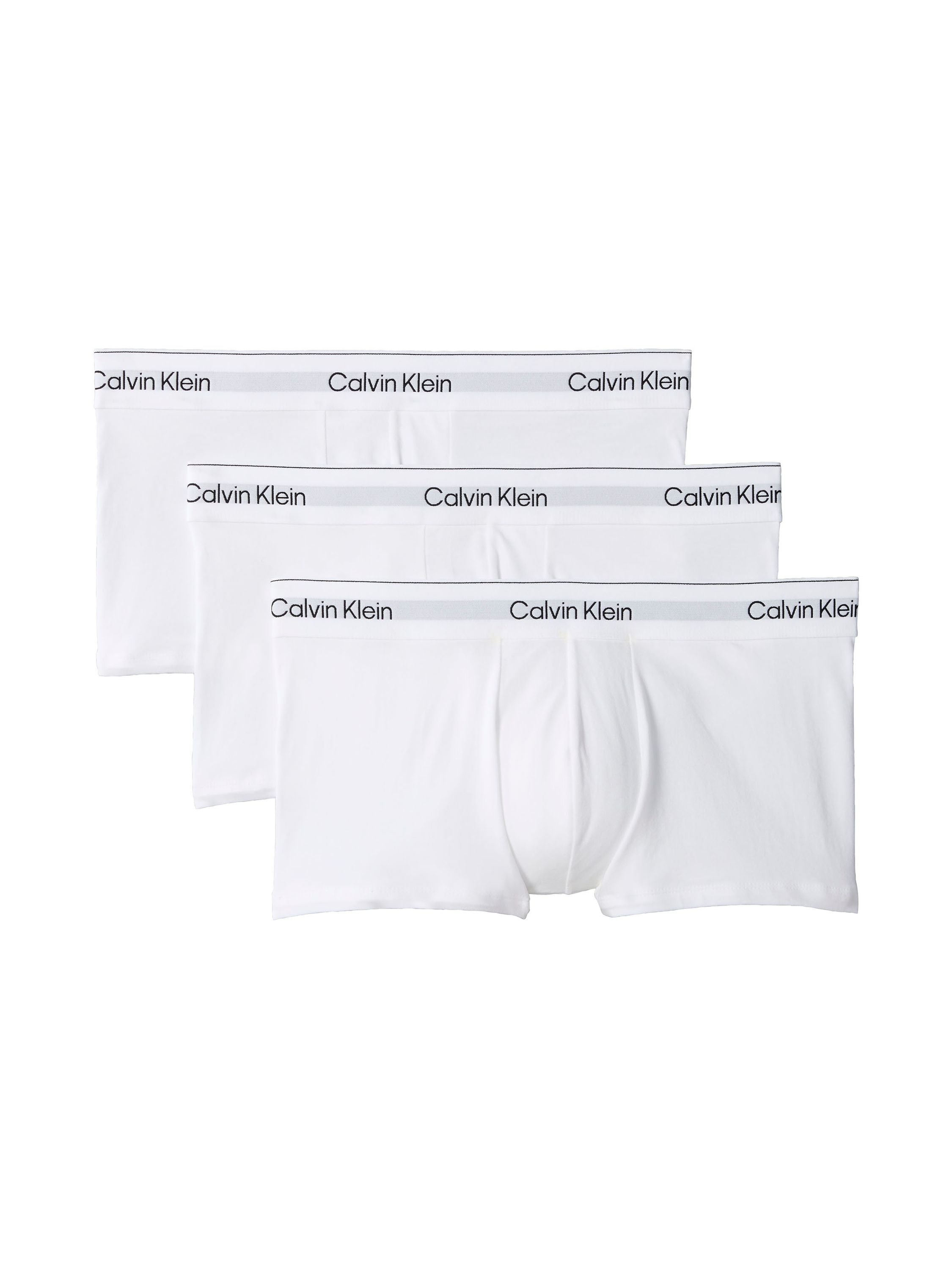 Trunks 3er-Pack Low Rise - 100-WHITE - Weiß