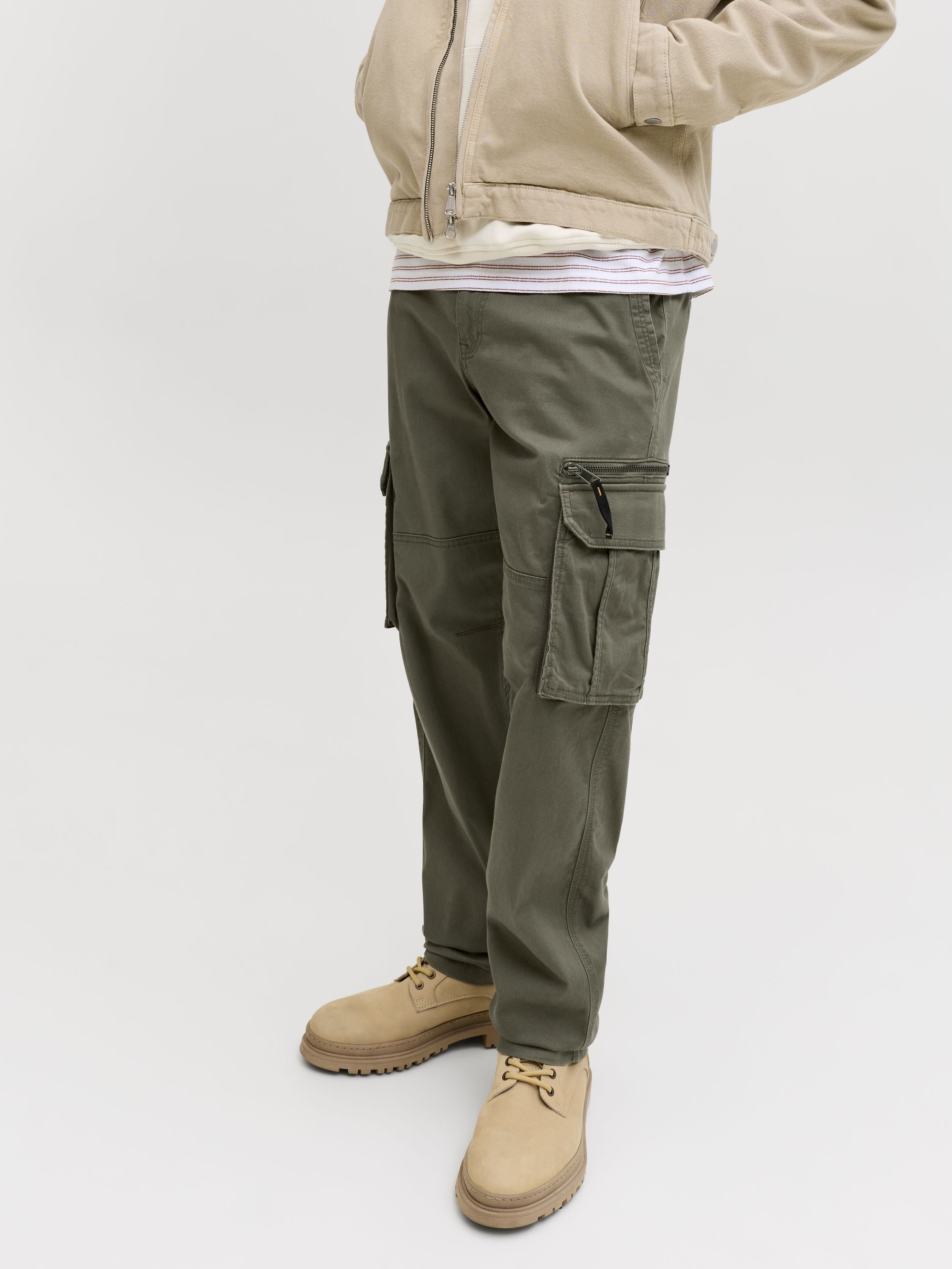 Cargohose KANE Loose Fit - Olive Night - Grün