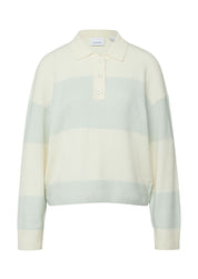 Strickpullover aus Baumwollmix - 04G6-WHITE - Creme