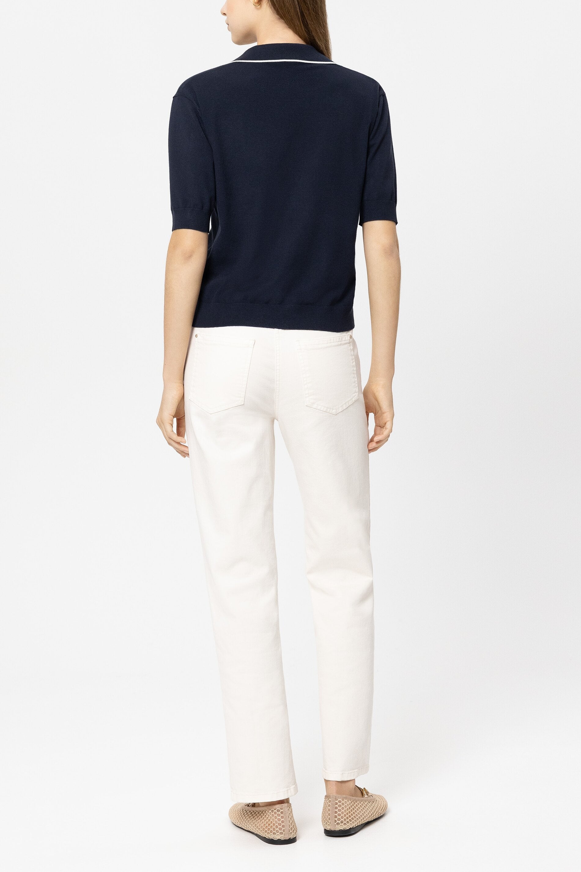 Jeans Straight Leg - 105 - Creme