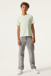 T-Shirt aus Baumwolle - 6727-milky green - Grün