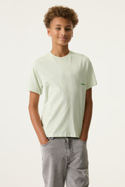 T-Shirt aus Baumwolle - 6727-milky green - Grün
