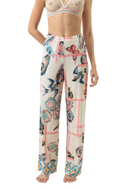 Loungehose aus Modal - 1737-almond milk - Beige