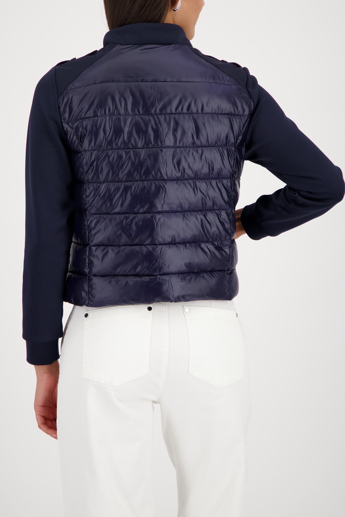 Steppjacke mit Stehkragen - 755 marine - Blau