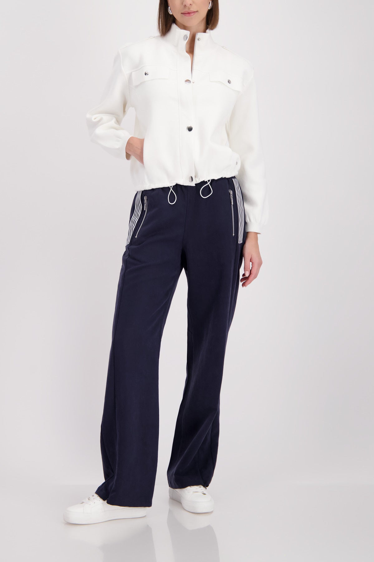 Strickjacke aus Baumwolle - 102 off-white - Weiß