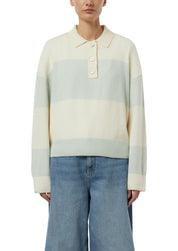 Strickpullover aus Baumwollmix - 04G6-WHITE - Creme