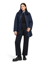 Funktionsjacke 4in1 mit abnehmbarer Kapuze - 8538-Deep Navy - Blau