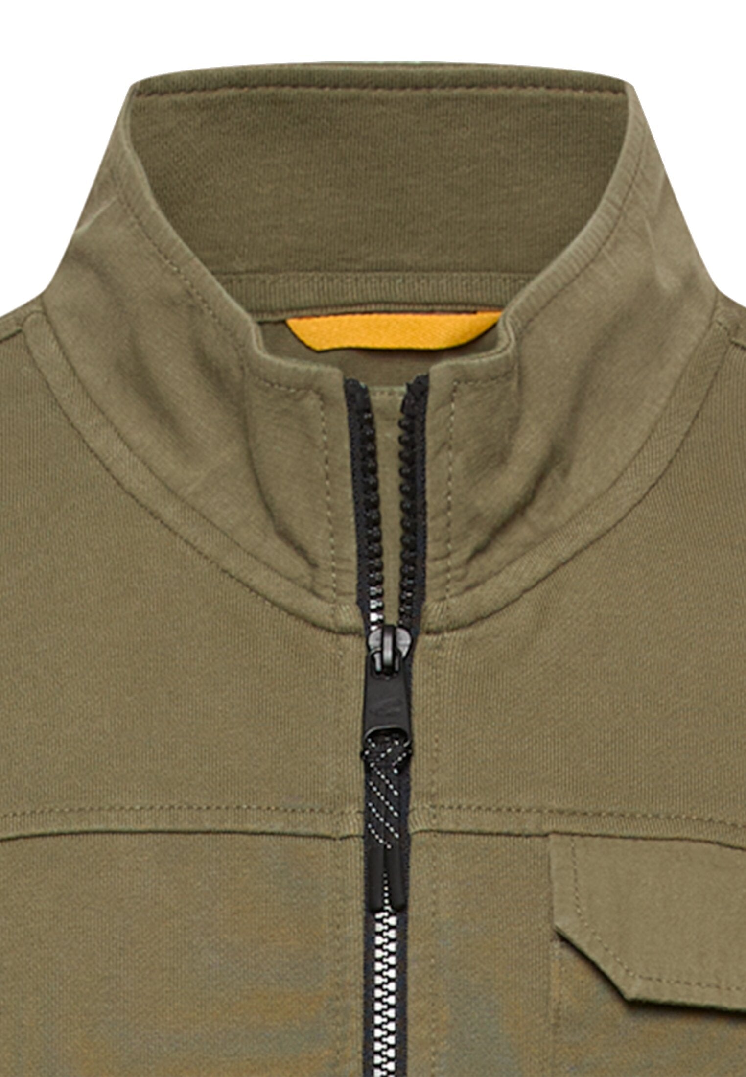 Sweatshirtjacke aus Baumwolle - 35-Deep Olive - Khaki
