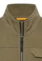 Sweatshirtjacke aus Baumwolle - 35-Deep Olive - Khaki