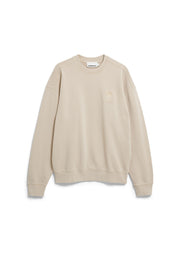 Sweatshirt aus Bio-Baumwolle Relaxed Fit - 3078-sand stone washed - Beige