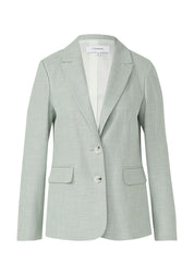 Blazer aus Viskosemix - 62K1-BLUE GREEN - Grün