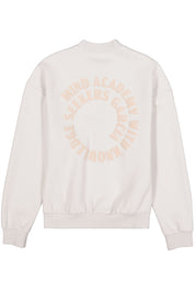 Sweatshirtjacke aus Baumwollmix - 4925-moonbeam - Creme