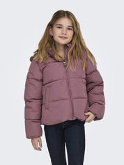 Winterjacke aus recycelten Polyester - Rose Brown - Rosa