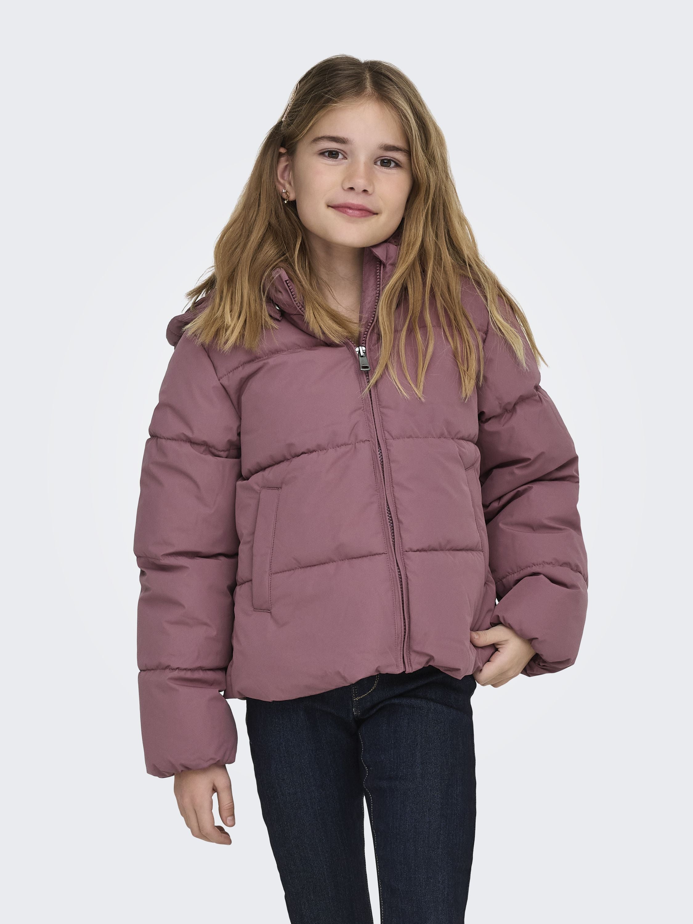 Winterjacke aus recycelten Polyester - Rose Brown - Rosa