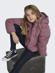Winterjacke aus recycelten Polyester - Rose Brown - Rosa